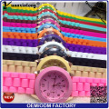 YXL-789 2016 moda Genebra Silicone Quartz Watch mulheres geleia Sport relógio de pulso, relógio de marca de vestido de mulher